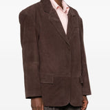 Blazer monopetto in marrone Remain - donna 
