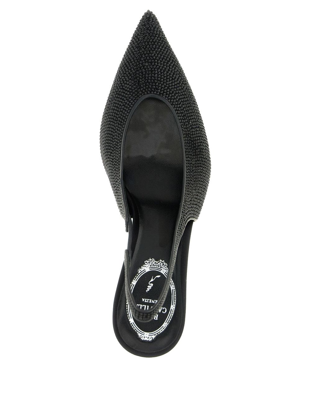 Decollete Jinny con cinturino in nero Rene caovilla - donna 