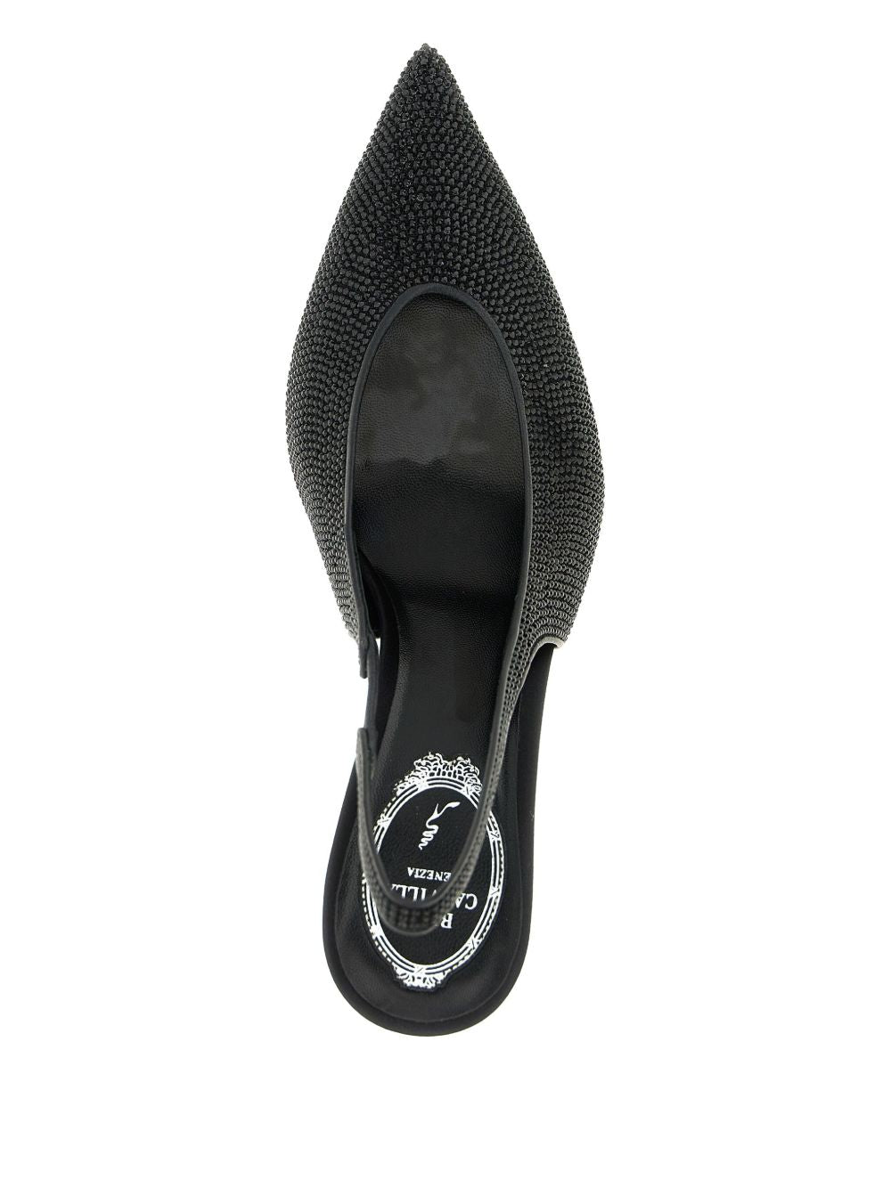 Decollete Jinny con cinturino in nero Rene caovilla - donna 