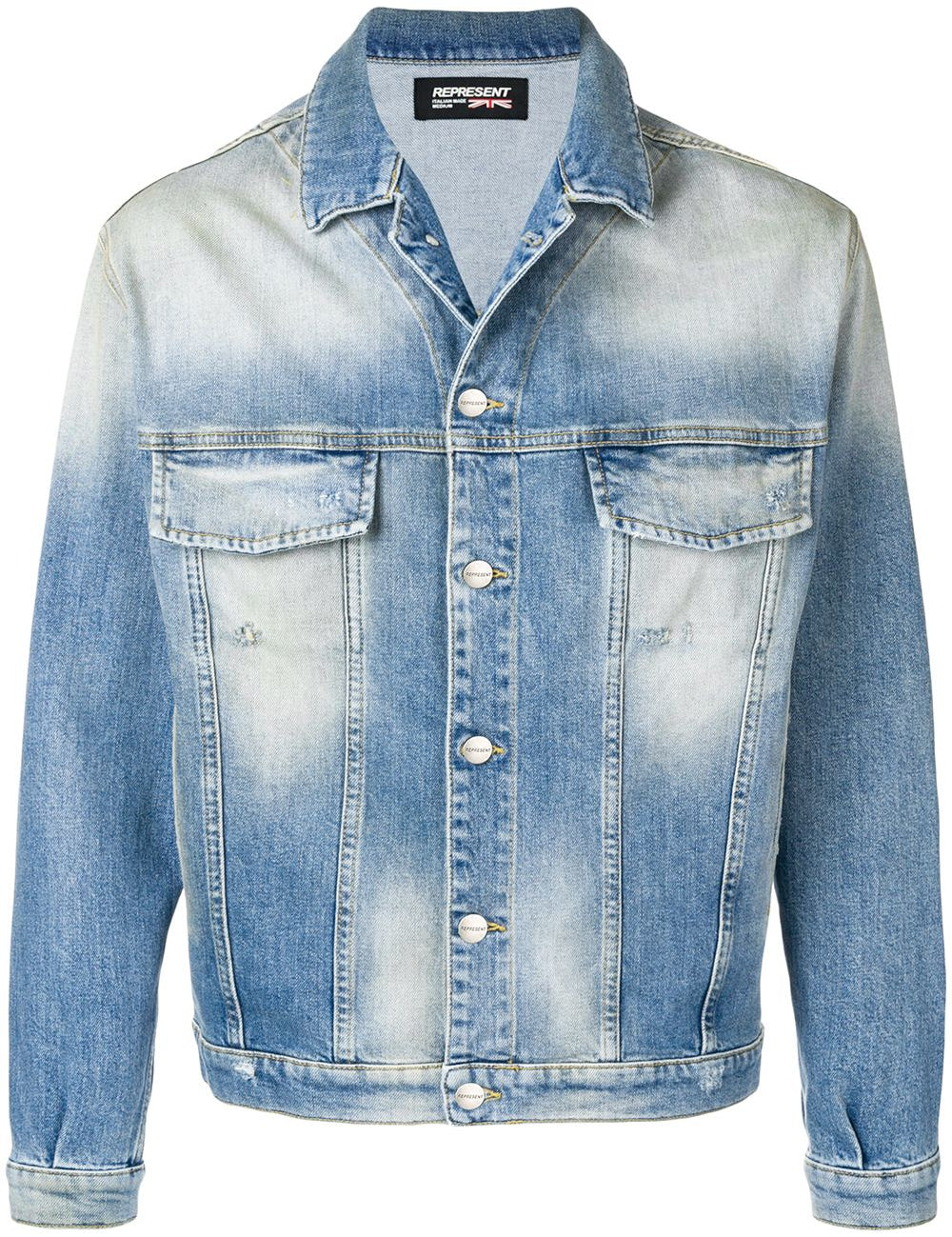 Giacca denim in blu Represent - uomo 