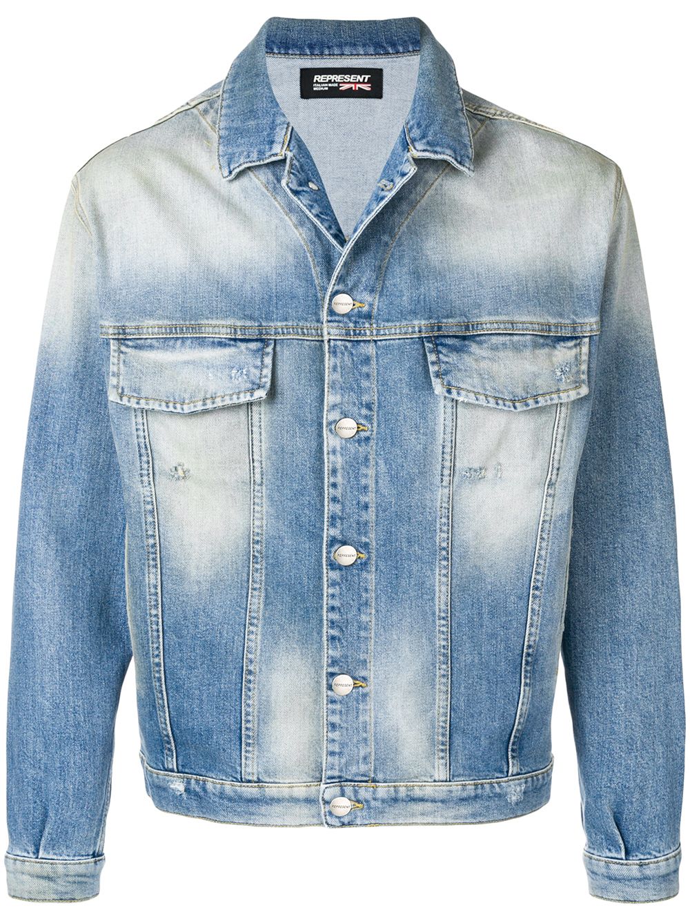 Giacca denim in blu Represent - uomo 