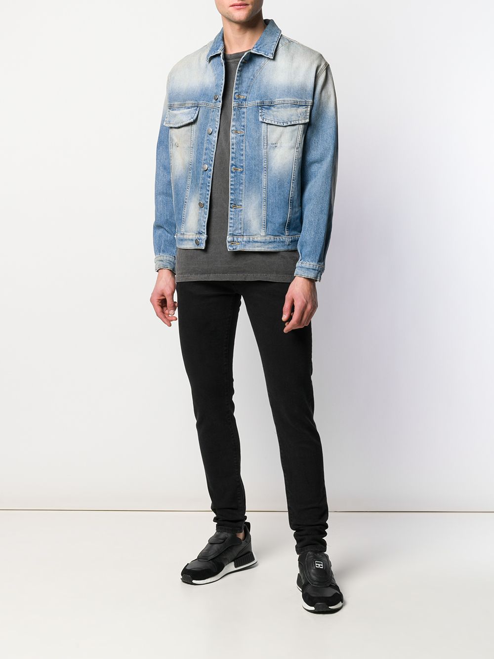 Giacca denim in blu Represent - uomo 