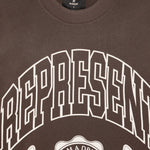 T-shirt con stampa grafica legacy in marrone Represent - uomo 