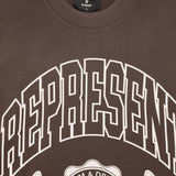 T-shirt con stampa grafica legacy in marrone Represent - uomo 