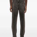 Jeans con zip in nero Represent - uomo 