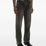 Jeans con zip in nero Represent - uomo 