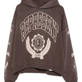 Felpa con cappuccio e logo in nero Represent - uomo 