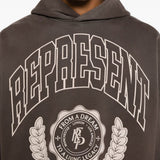 Felpa con cappuccio e logo in nero Represent - uomo 