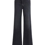 Jeans a vita alta in nero Re/done - donna 