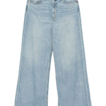 Jeans a gamba ampia con cinque tasche in blu Re/done - donna 