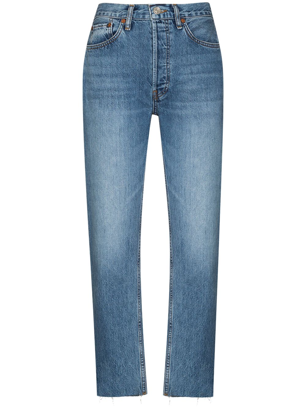 Jeans cropped a tubo di stufa in blu Re/done - donna 