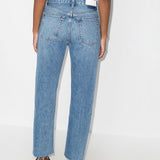 Jeans cropped a tubo di stufa in blu Re/done - donna 