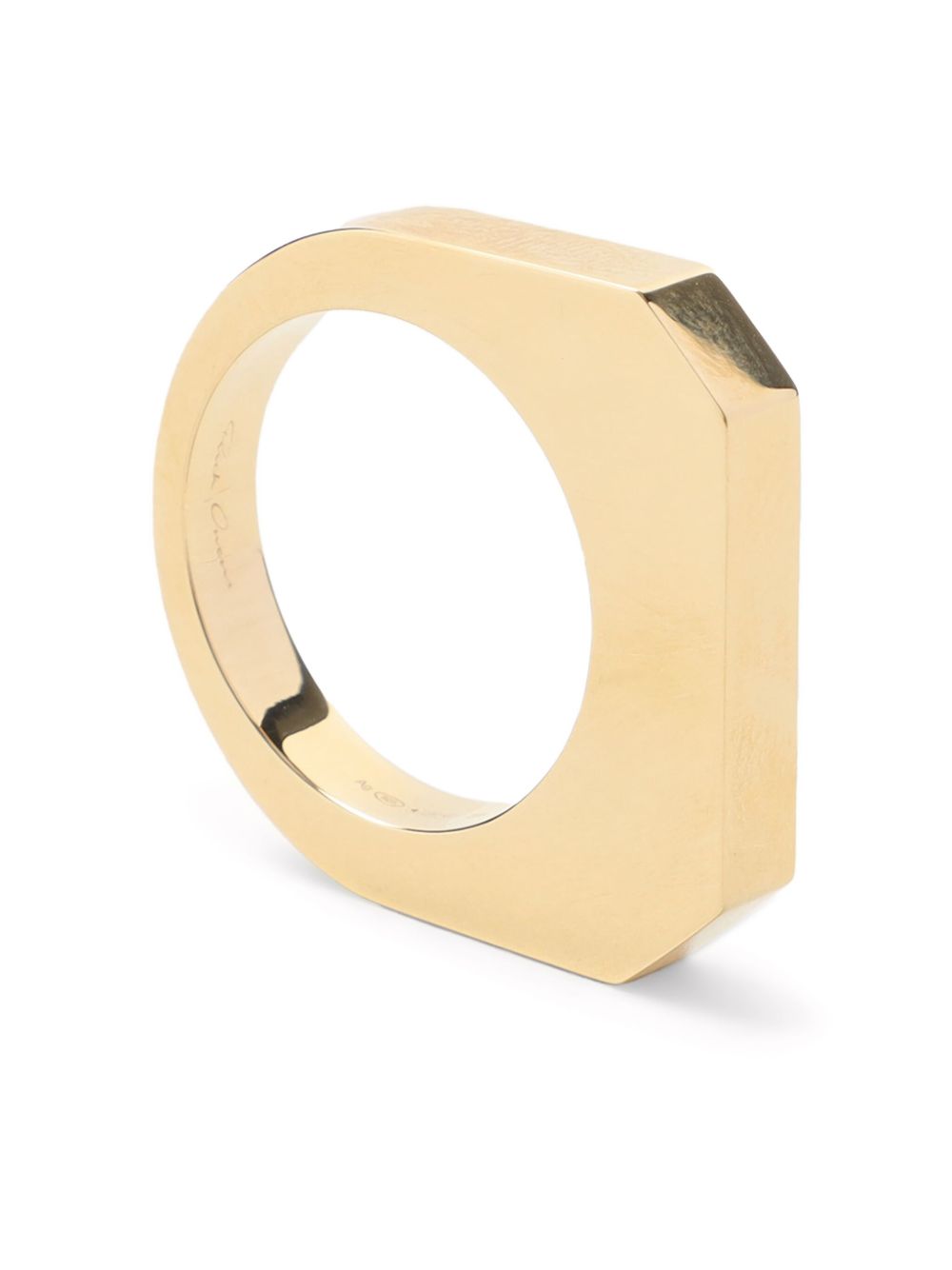 Anello con logo Hollywood Rick owens - unisex 