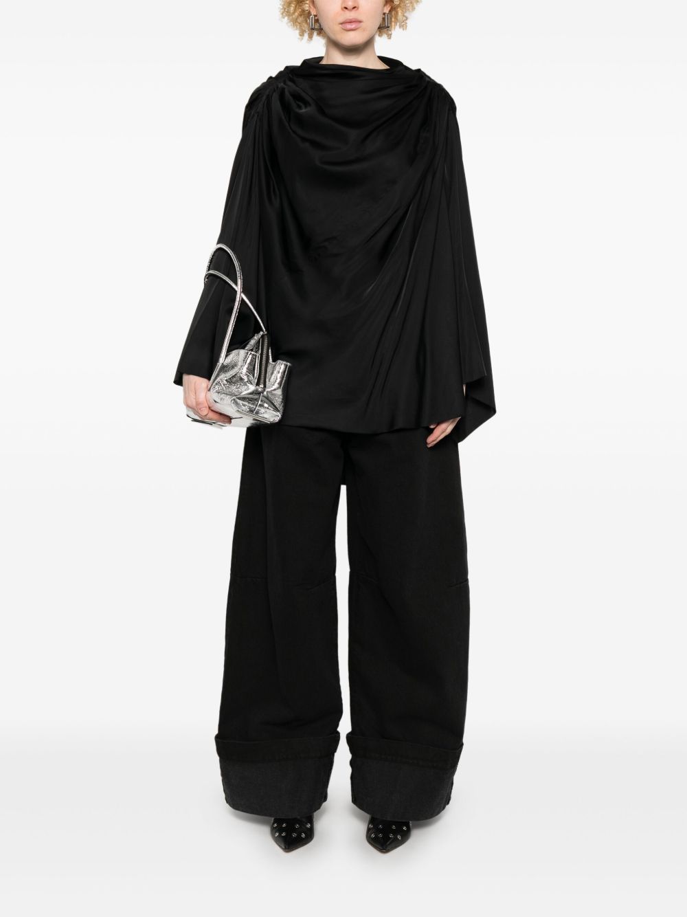 Top Claudette in nero Rick Owens - donna 