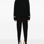 Gonna lunga con spacchi centrali in nero Rick Owens - donna 
