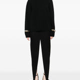Gonna lunga con spacchi centrali in nero Rick Owens - donna 