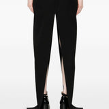 Gonna lunga con spacchi centrali in nero Rick Owens - donna 