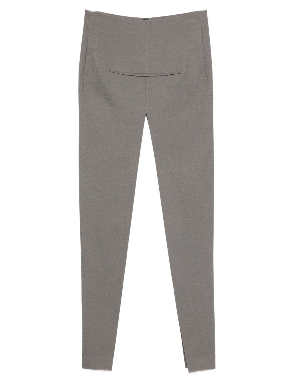 Gonna lunga con spacco in grigio Rick owens - donna 