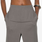 Gonna lunga con spacco in grigio Rick owens - donna 