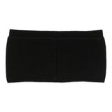 Top a fascia a costine sottili in nero Rick owens - donna 