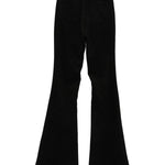 Jeans a zampa in nero Rick owens - donna 
