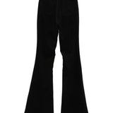 Jeans a zampa in nero Rick owens - donna 