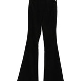 Jeans a zampa in nero Rick owens - donna 