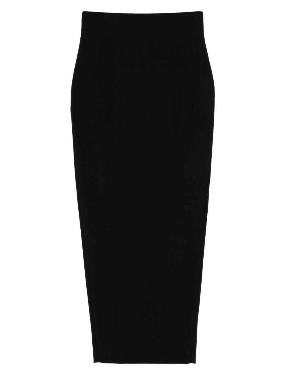 Gonna a vita alta in nero Rick owens - donna 