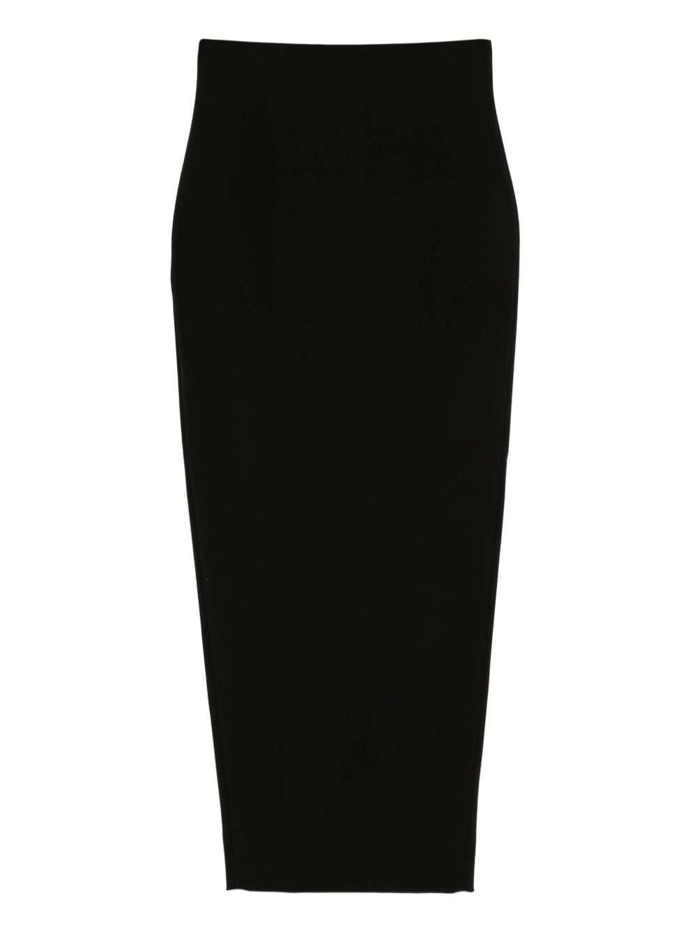 Gonna a vita alta in nero Rick owens - donna 