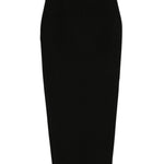 Gonna a vita alta in nero Rick owens - donna 