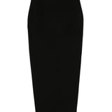 Gonna a vita alta in nero Rick owens - donna 