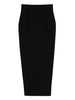 Women's Rick Owens High-Waisted Black Skirt