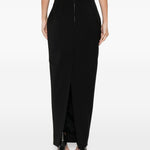 Gonna a vita alta in nero Rick owens - donna 