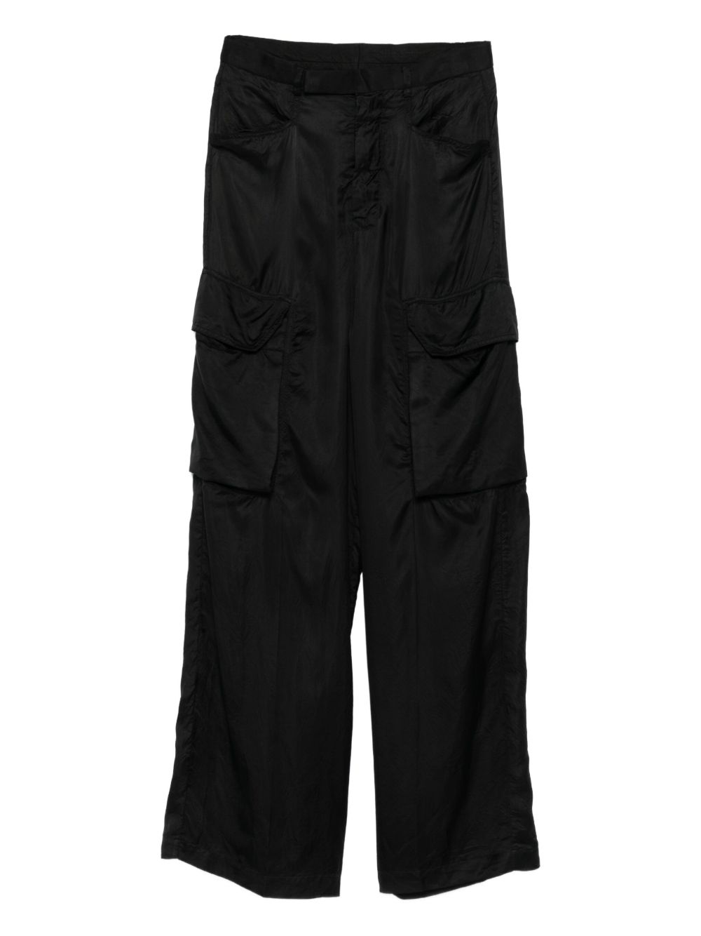 Pantaloni con tasche cargo in nero Rick owens - donna 