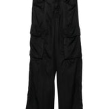 Pantaloni con tasche cargo in nero Rick owens - donna 