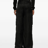 Pantaloni con tasche cargo in nero Rick owens - donna 