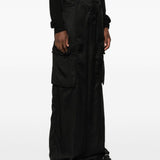 Pantaloni con tasche cargo in nero Rick owens - donna 