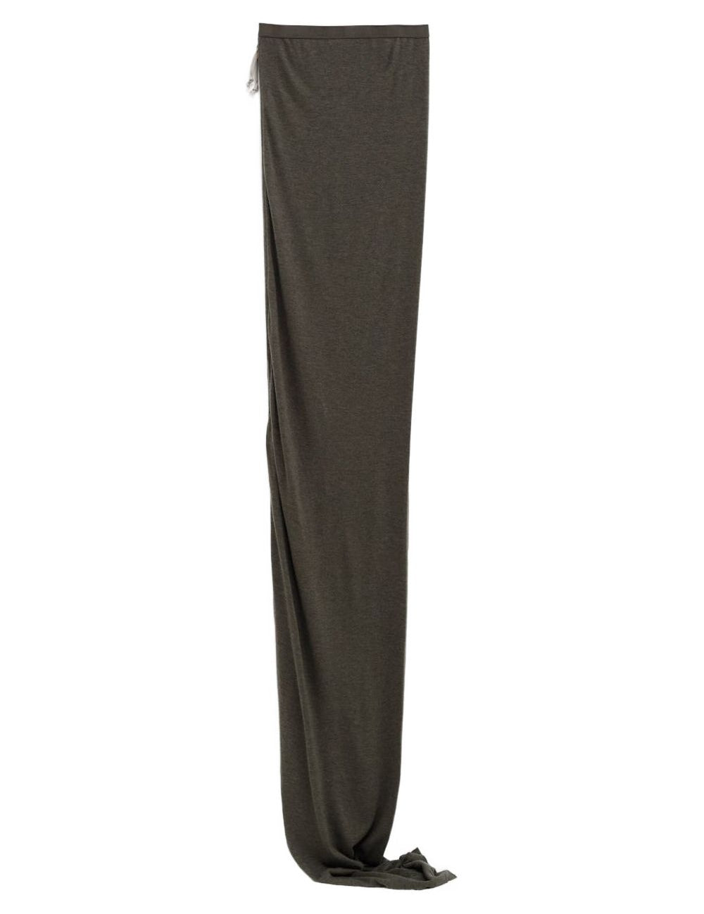 Gonna maxi edfu in verde Rick owens - donna 