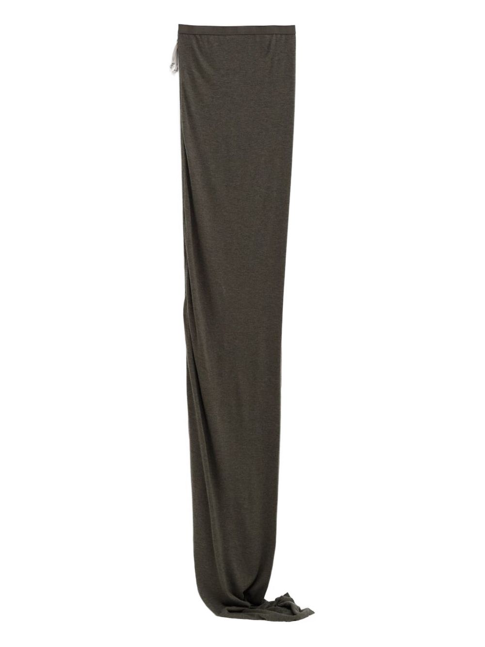 Gonna maxi edfu in verde Rick owens - donna 