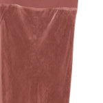 Maxigonna con finitura satinata coda in rosa Rick owens - donna 