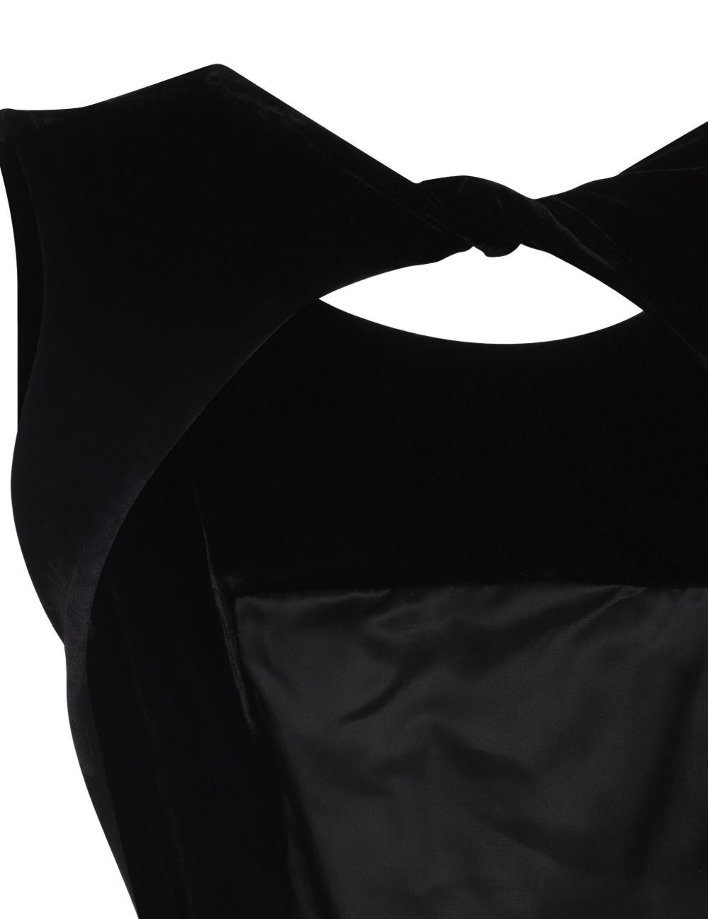 Abito con dettaglio cut-out in nero Rick owens - donna 
