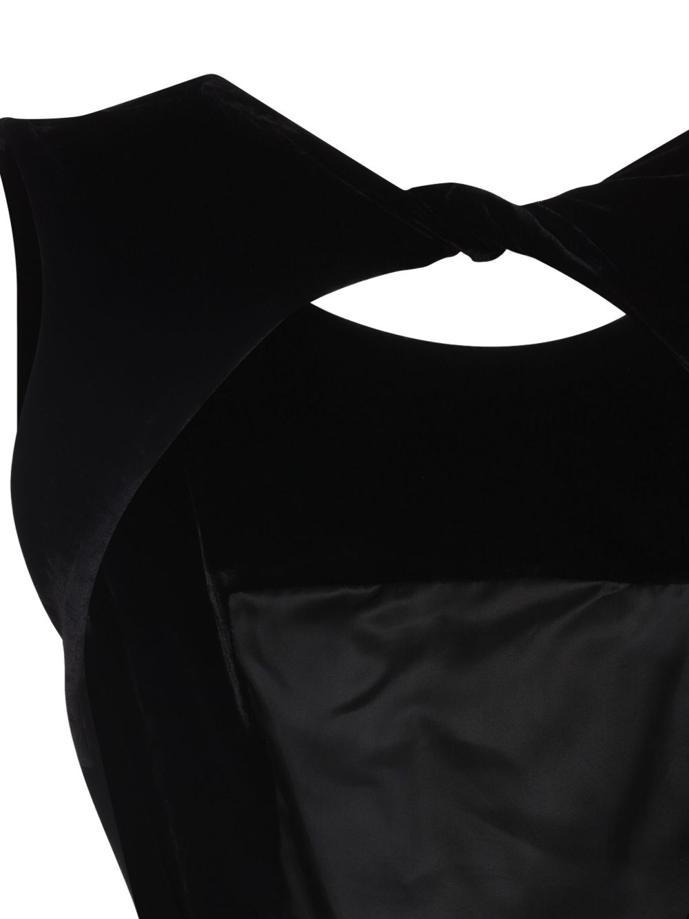 Abito con dettaglio cut-out in nero Rick owens - donna 