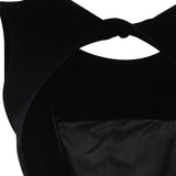 Abito con dettaglio cut-out in nero Rick owens - donna 