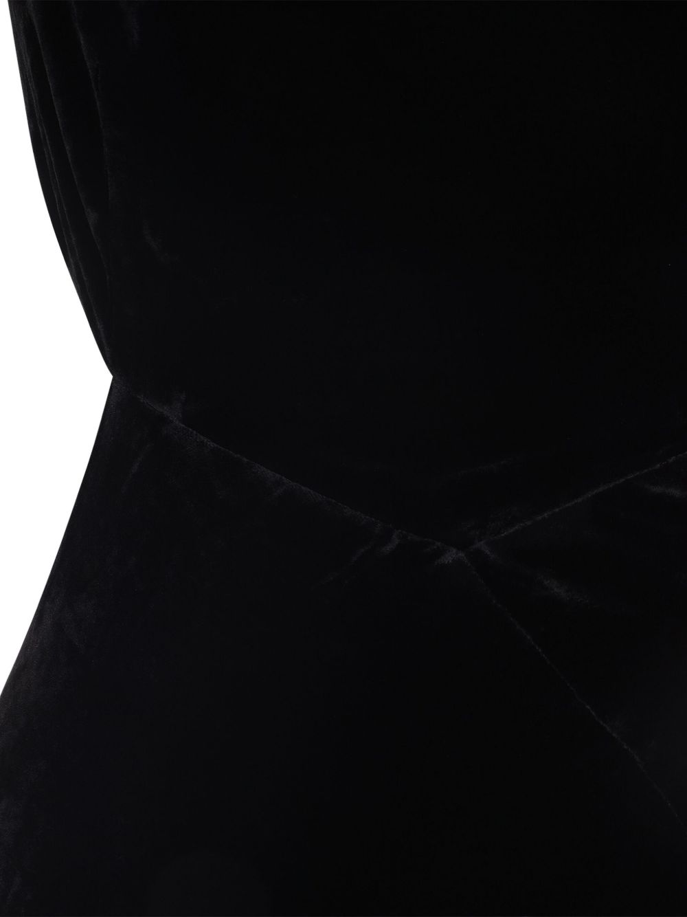 Abito con dettaglio cut-out in nero Rick owens - donna 