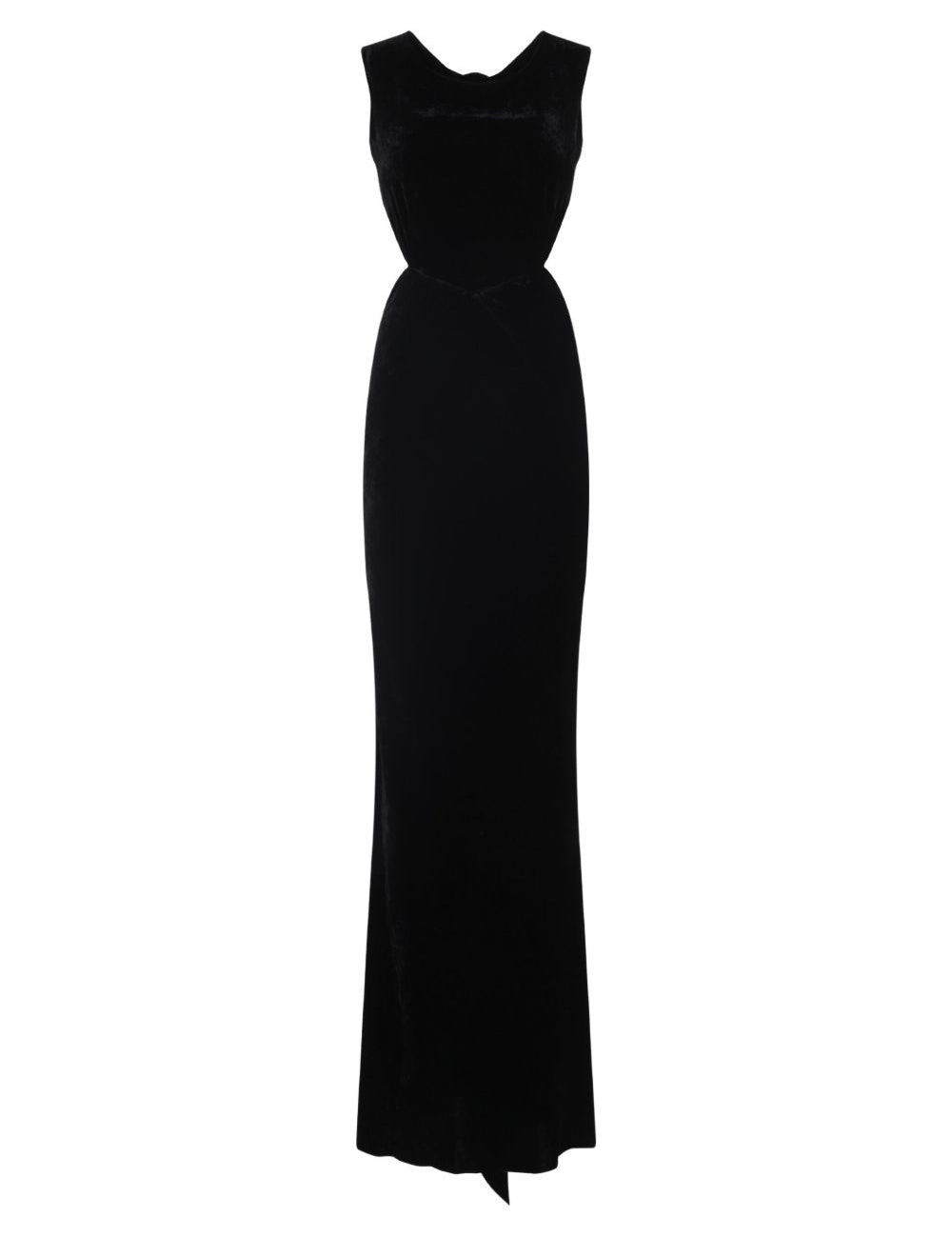 Abito con dettaglio cut-out in nero Rick owens - donna 