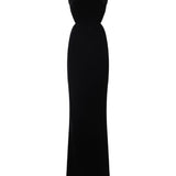 Abito con dettaglio cut-out in nero Rick owens - donna 