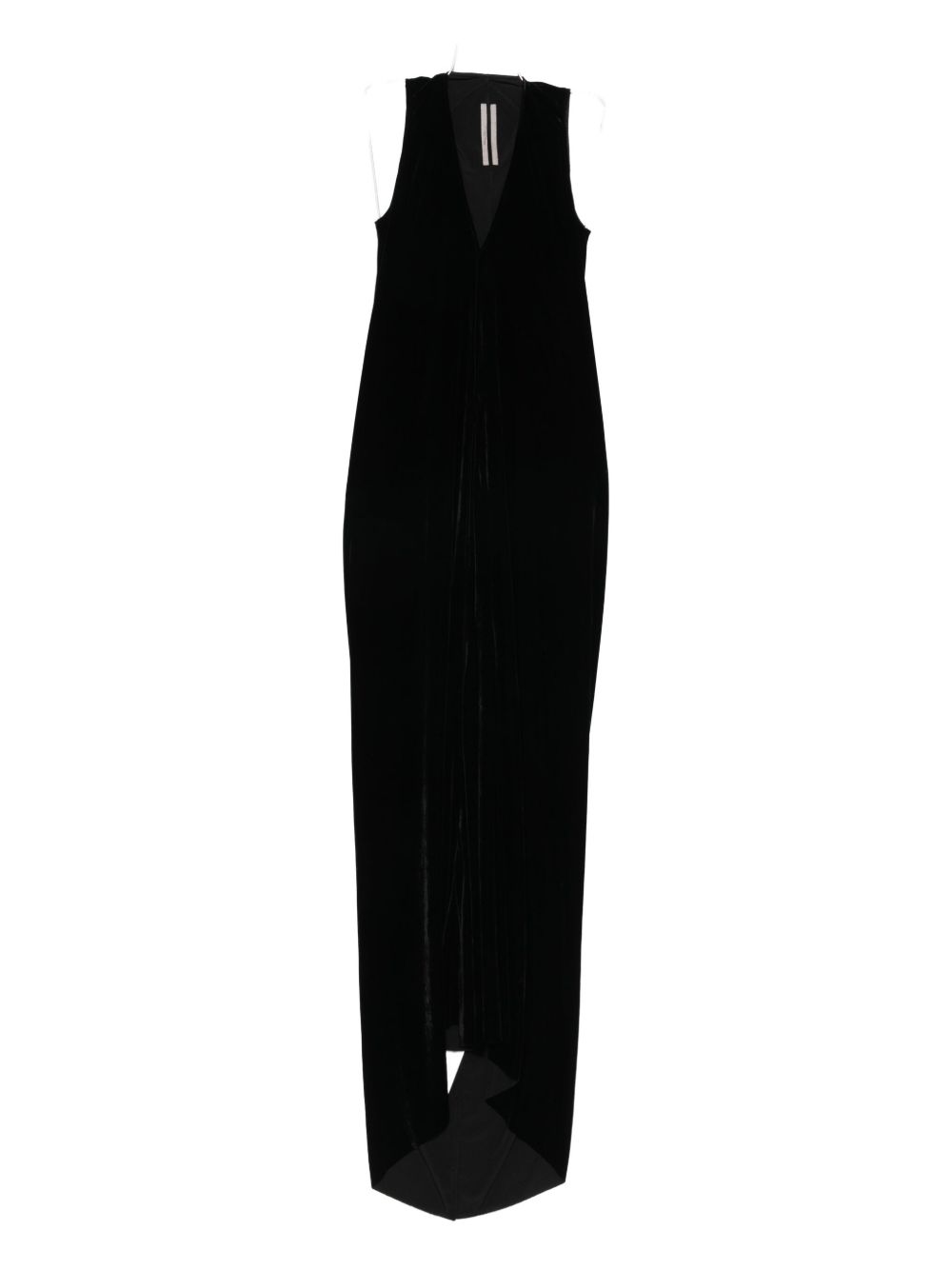 Abito da sera in velluto in nero Rick owens - donna 