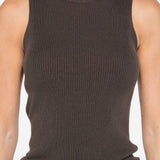 Top a coste in marrone Rick owens - donna 