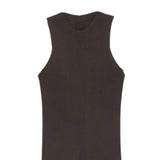 Top a coste in marrone Rick owens - donna 