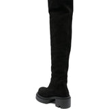 Stivali con plateau da 75 mm in nero Rick owens - donna 